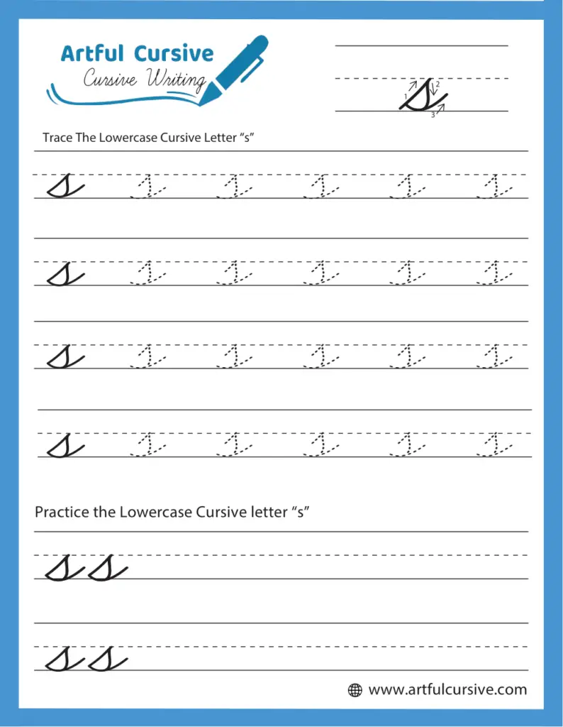 Cursive s