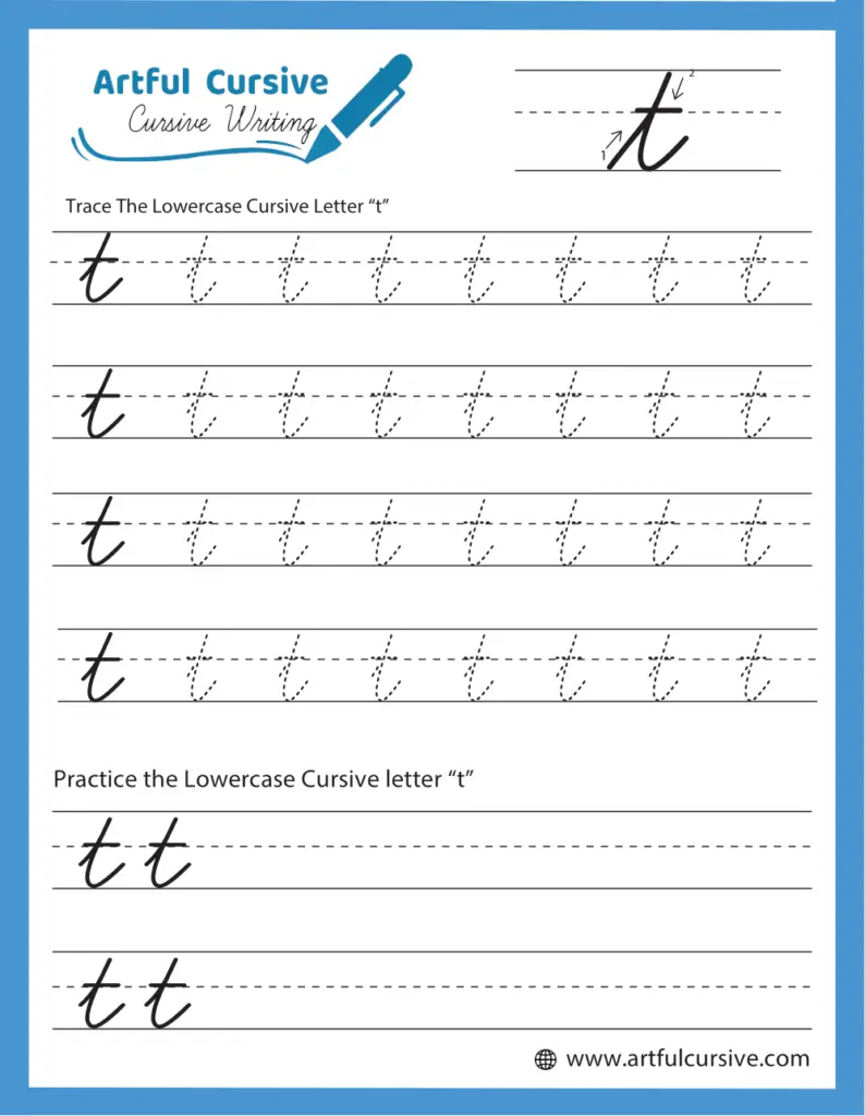 Cursive t