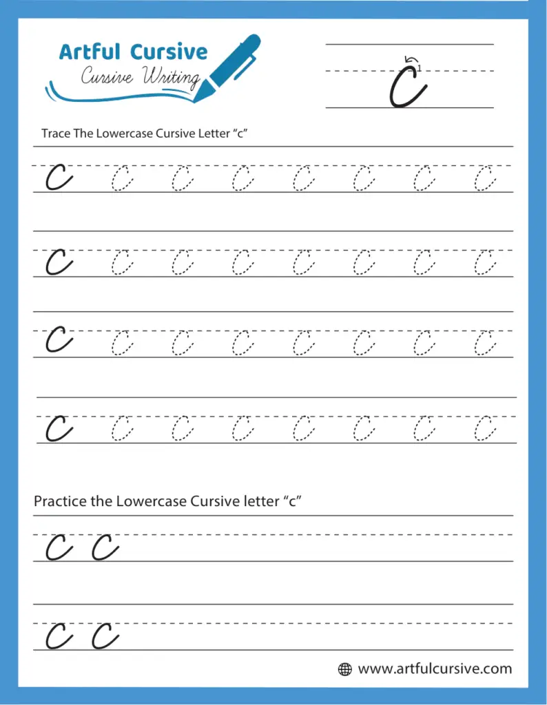 cursive c