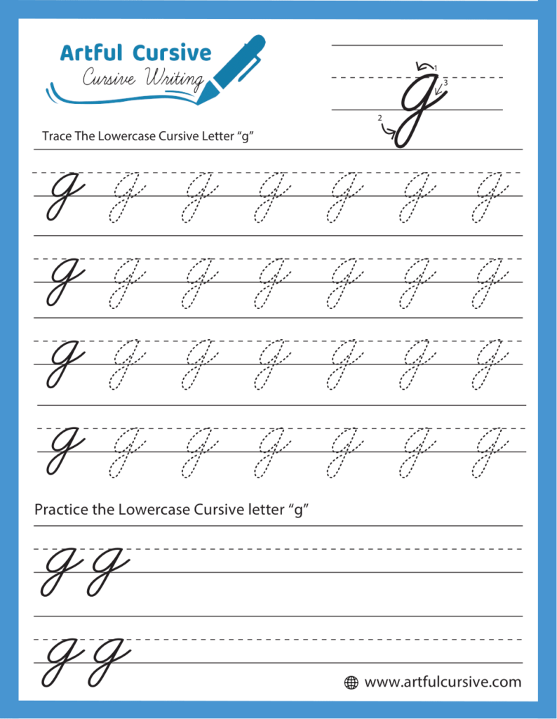 cursive g