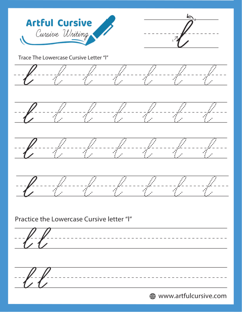 cursive l