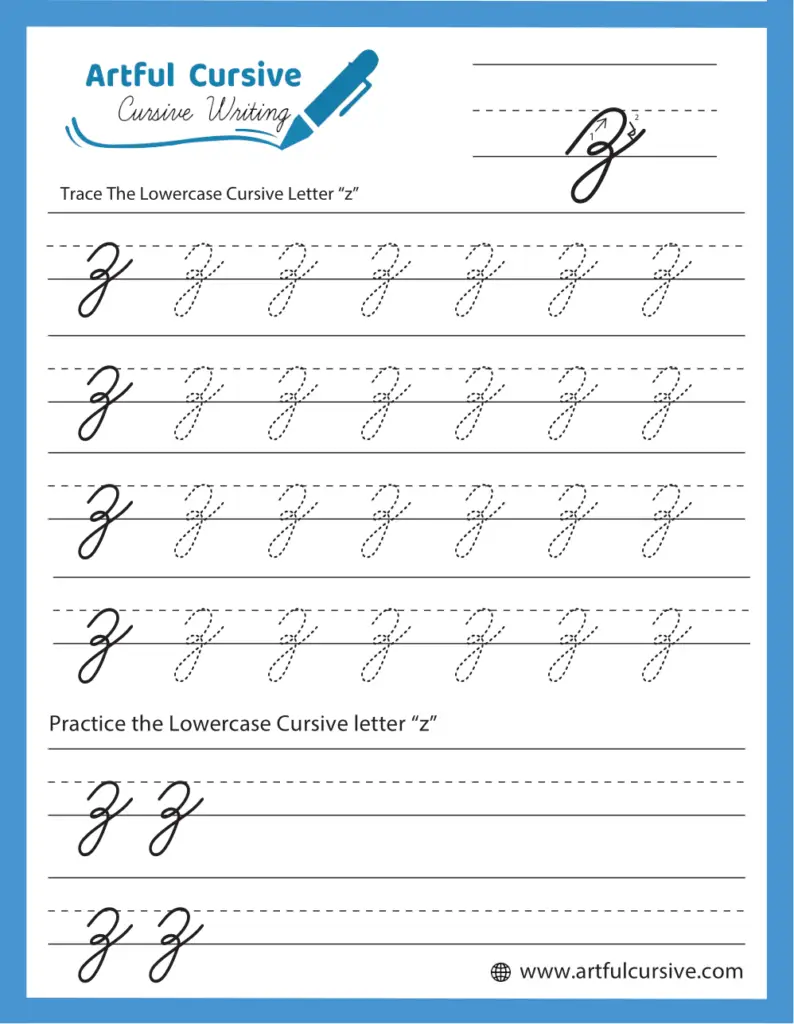 cursive z